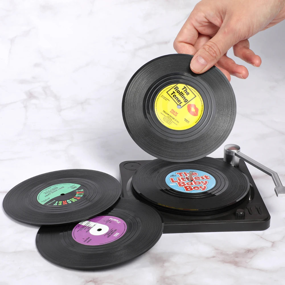 Posavasos de Disco de Vinilo