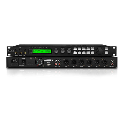 Procesador de Audio Digital x5 y Amplificador