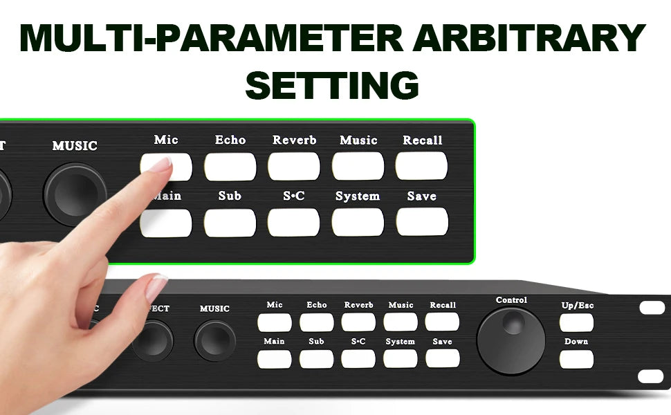 Procesador de Audio Digital x5 y Amplificador